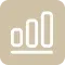 Growth chart icon – ascending bar graph indicating performance